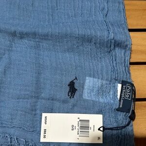 Polo by Ralph Lauren Light Blue Scarf